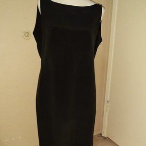 Ann Taylor Black Midi Dress